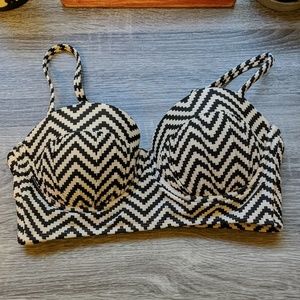 Chevron Swimsuit Top